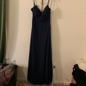 Azazie Everleigh Dark Navy bridesmaids dress